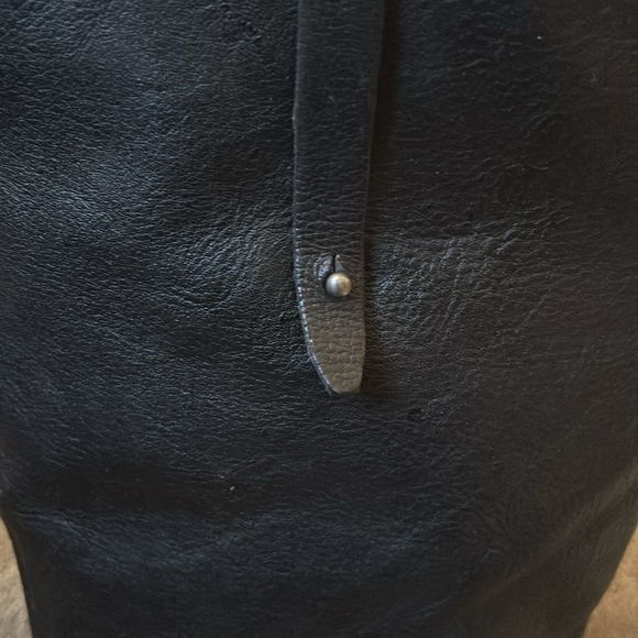 CROWN Vintage-TALL NICE BLACK LEATHER BOOTS! - Picture 5 of 11